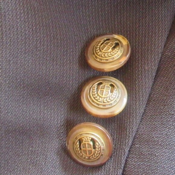 Alfred Sung Men's Suit Jacket Size 48 R, 100% Worsted Wool, Made in Canada C222 - Picture 5 of 11